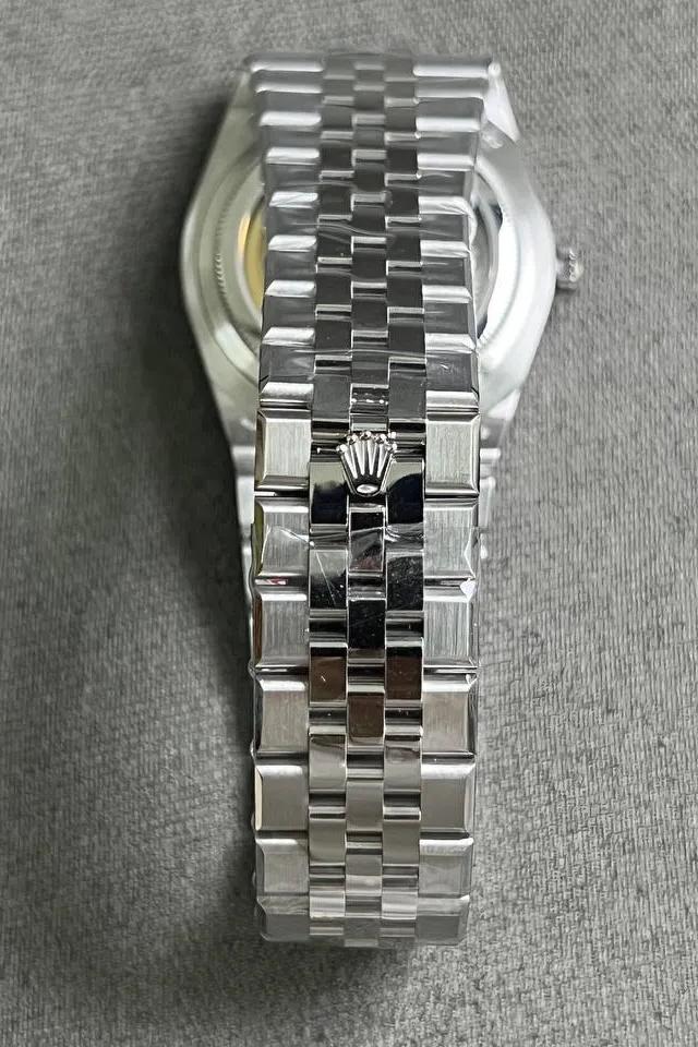 Rolex Land-Dweller Superclone Watch 40 mm Ice Blue Dial 127336 - Image 6