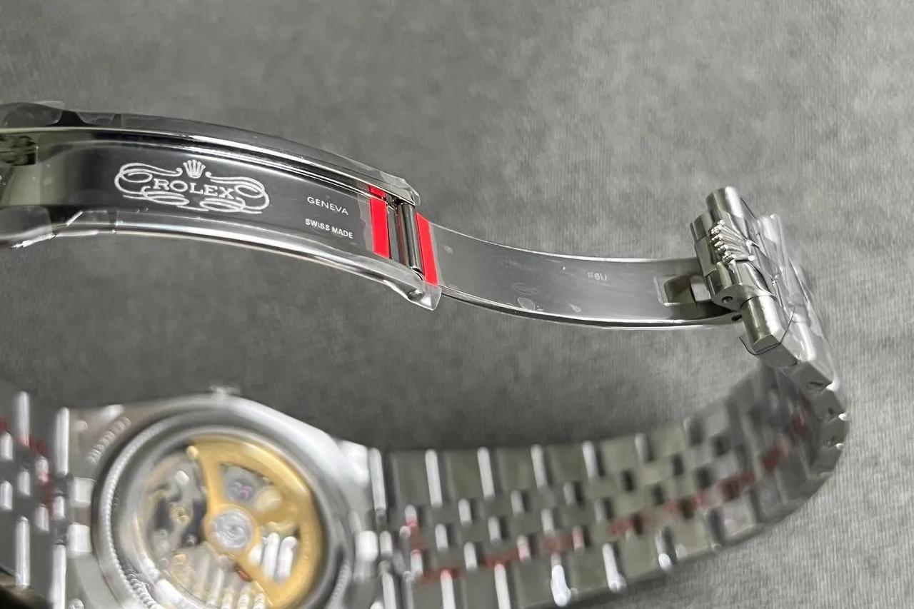 Rolex Land-Dweller Superclone Watch 40 mm Ice Blue Dial 127336 - Image 9