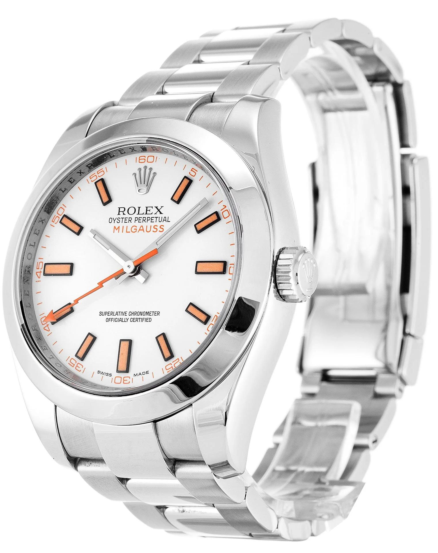 Rolex Milgauss White Dial - Luxury Watch 116400 40mm - Image 2