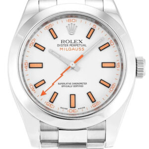 Rolex Milgauss White Dial - Luxury Watch 116400 40mm