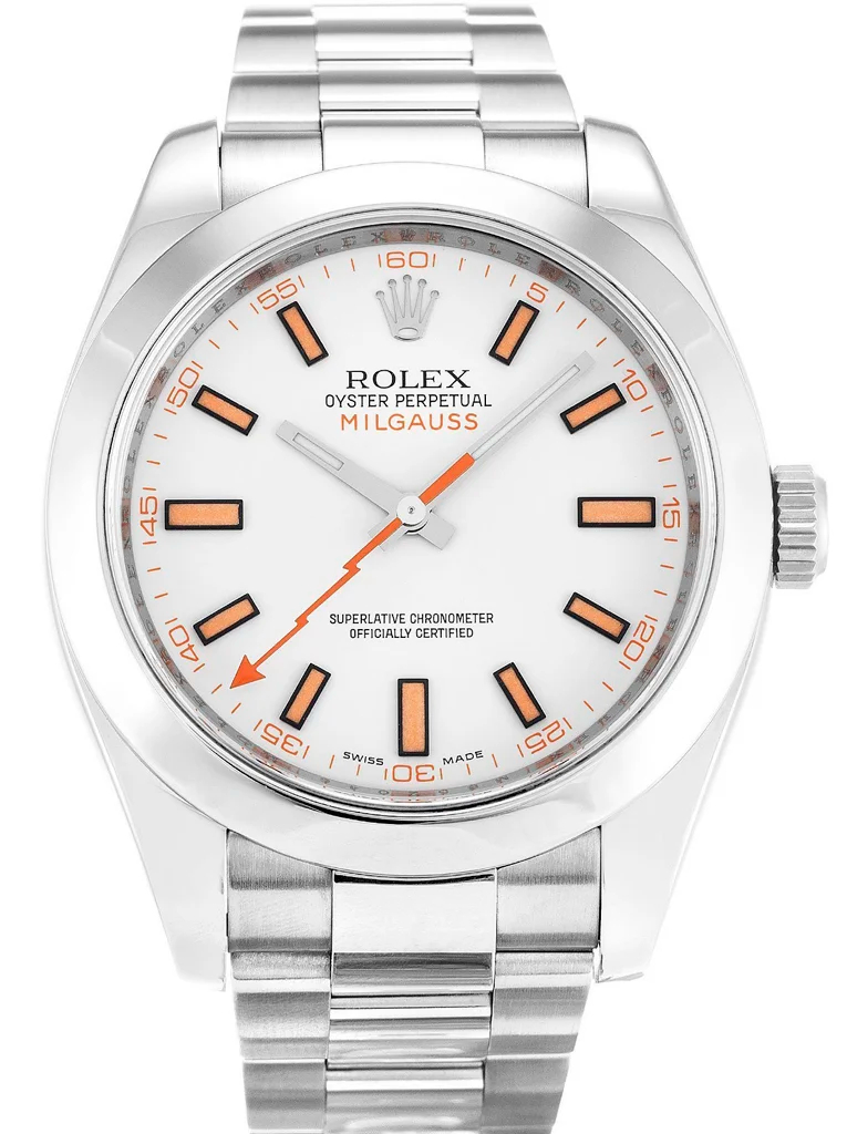 Rolex Milgauss White Dial - Luxury Watch 116400 40mm