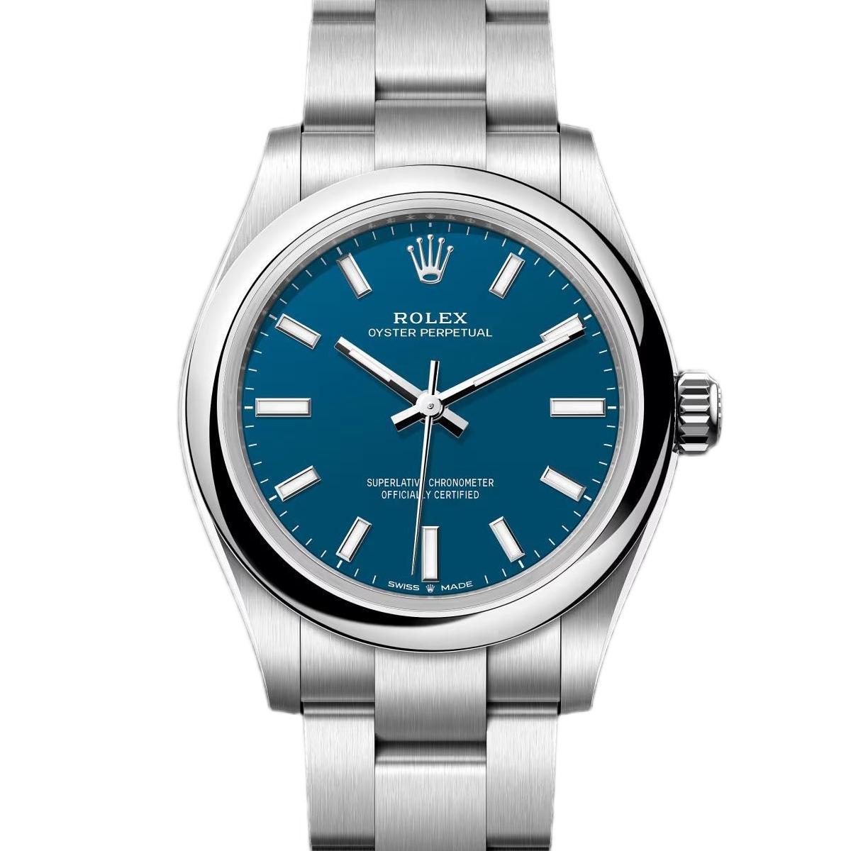 Rolex Oyster Perpetual Blue - Couple Watches 31/41mm SS/SS Blue/Stk - Image 3