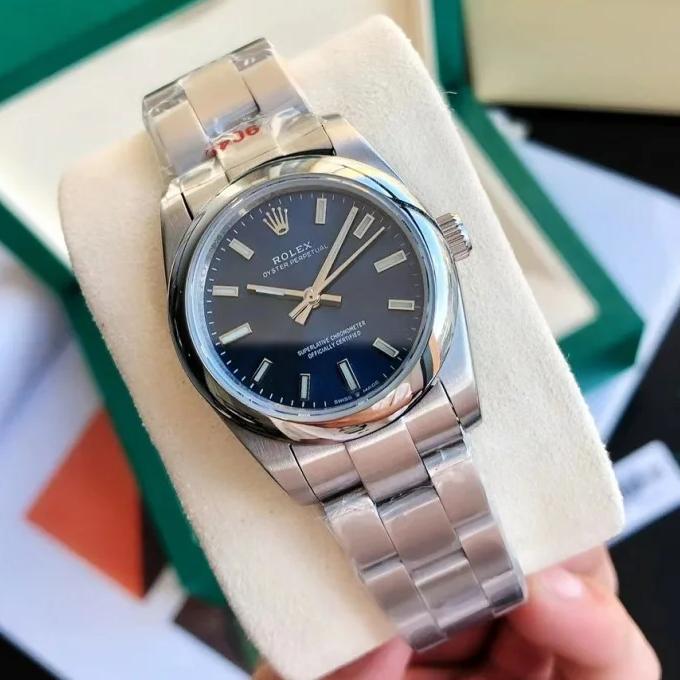 Rolex Oyster Perpetual Blue - Couple Watches 31/41mm SS/SS Blue/Stk - Image 6