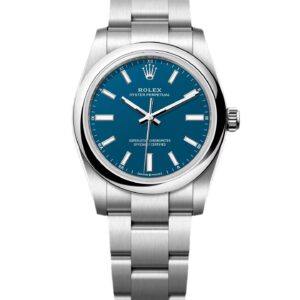 Rolex Oyster Perpetual Blue Dial - Luxury Watch 124200 34mm
