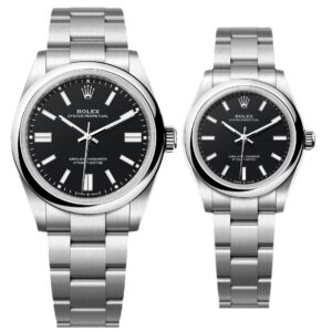 Rolex Oyster Perpetual Couple Watches - 3141mm SSSS BlackStk