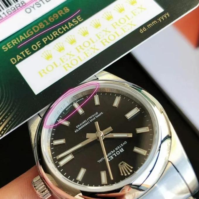 Rolex Oyster Perpetual Couple Watches - 31/41mm SS/SS Black/Stk - Image 5