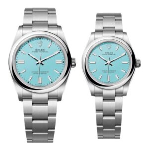 Rolex Oyster Perpetual Couple Watches Tiffany Blue
