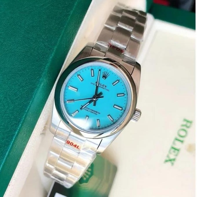 Rolex Oyster Perpetual - Couple Watches 31/41mm SS/SS Tiffany Blue/Stk - Image 3