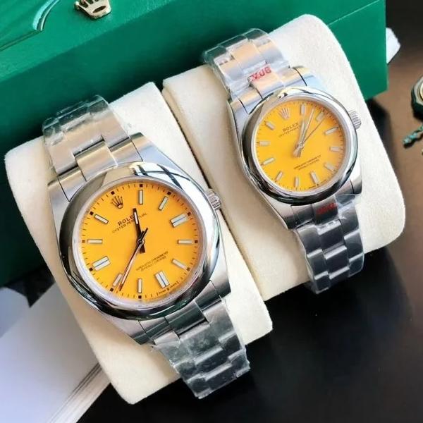 Rolex Oyster Perpetual - Couple Watches 31/41mm SS/SS Yellow/Stk - Image 3