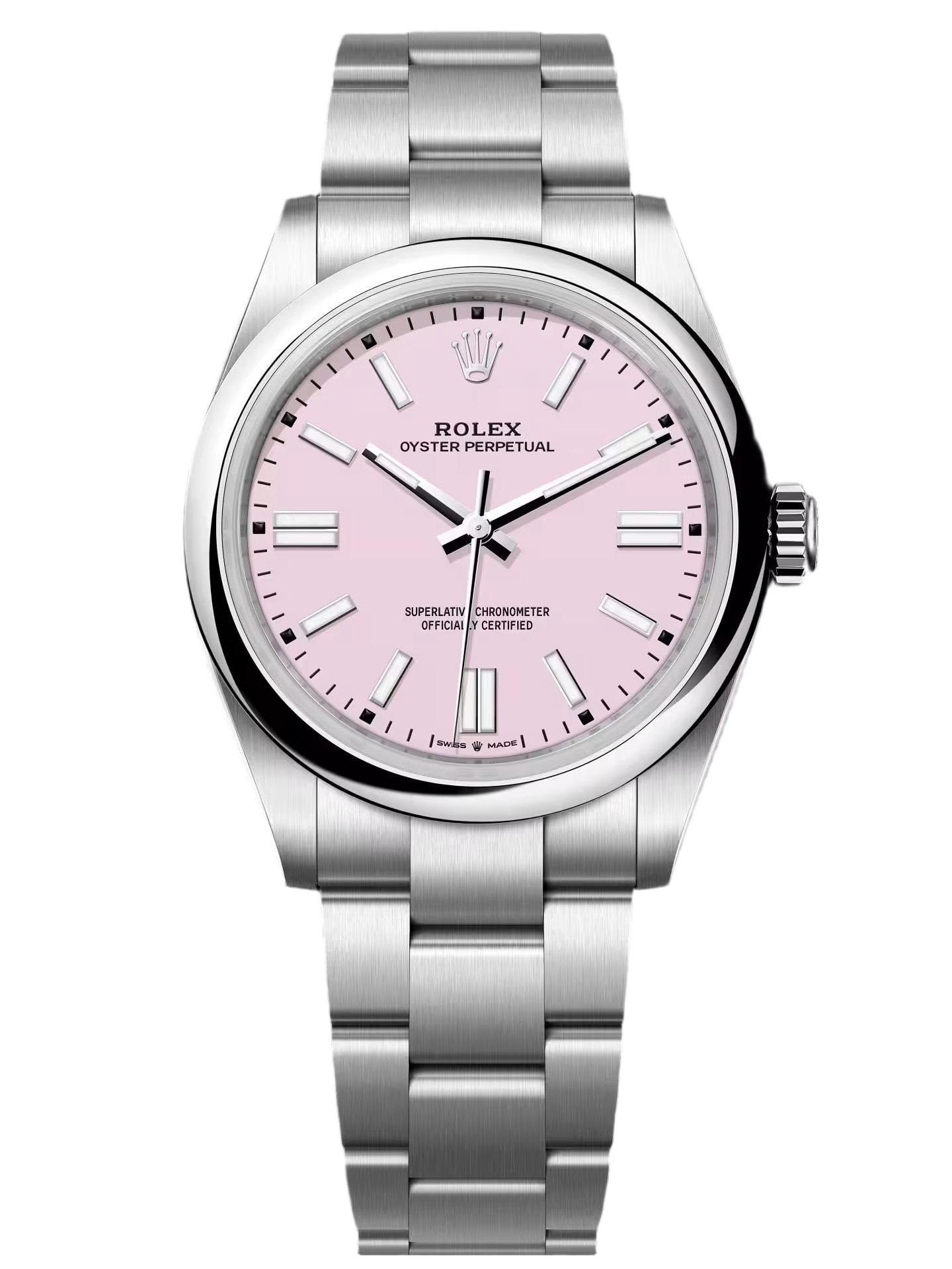 Rolex Oyster Perpetual - Luxury Watch Candy Pink Dial 126000 36mm