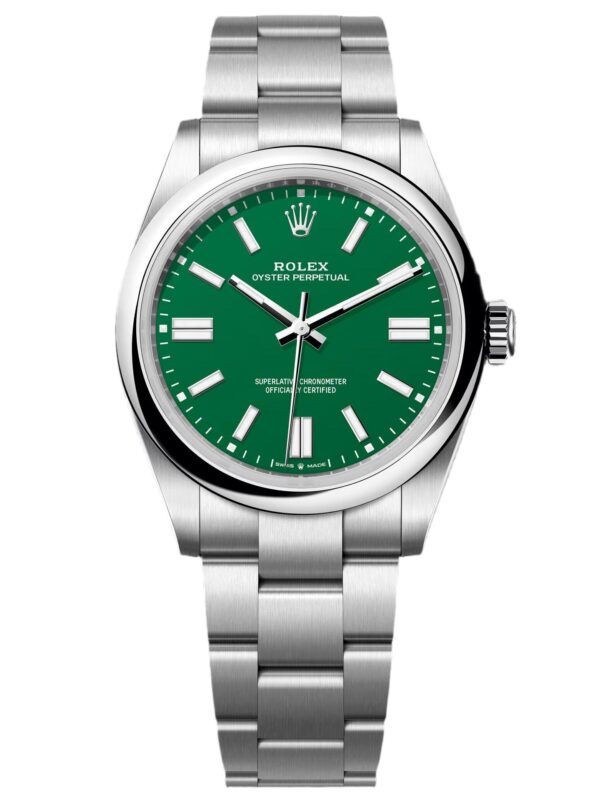 Rolex Oyster Perpetual - Luxury Watch Green Dial 126000 36mm