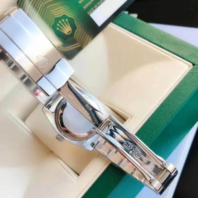 Rolex Oyster Perpetual Red - Couple Watches 31/41mm SS/SS Red/Stk - Image 7