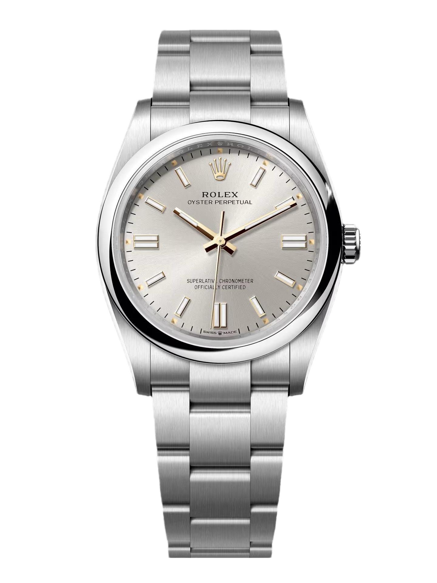 Rolex Oyster Perpetual - Replica Watch Silver Dial 126000 36mm