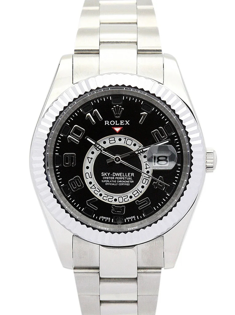 Rolex Sky-Dweller Black Dial - Replica Watch 326938 42mm (1)
