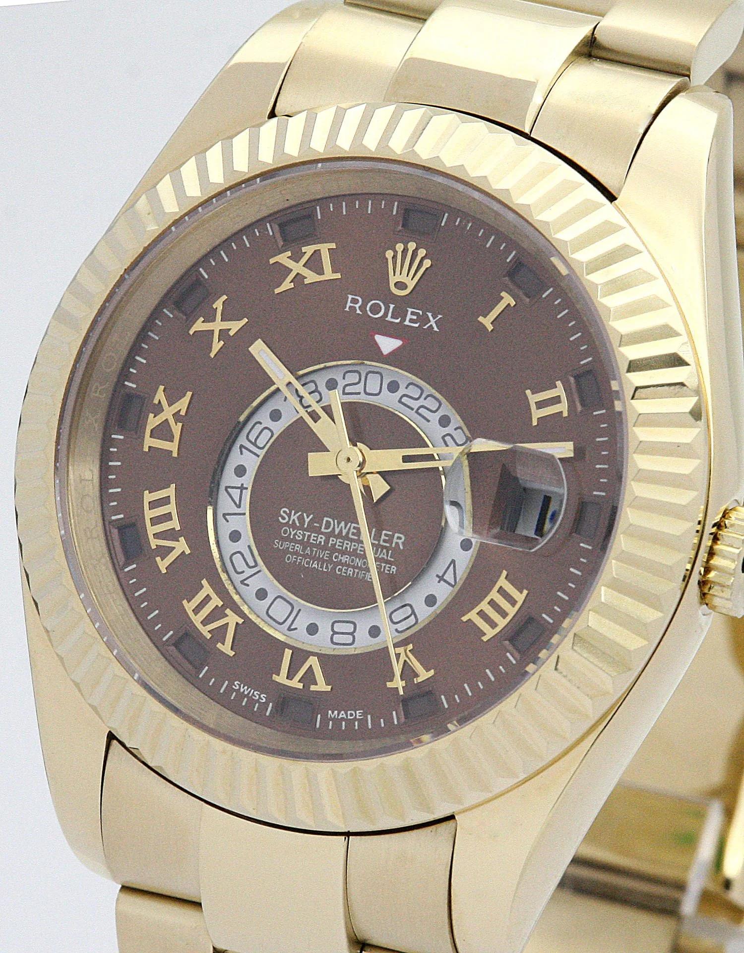 Rolex Sky-Dweller Brown Dial - Replica Watch 326938 42mm - Image 2