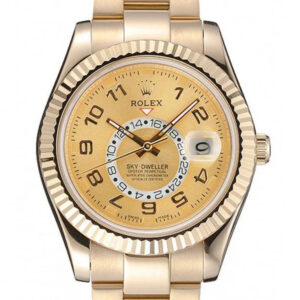 Rolex Sky-Dweller Gold Dial - Replica Watch 80243 41mm