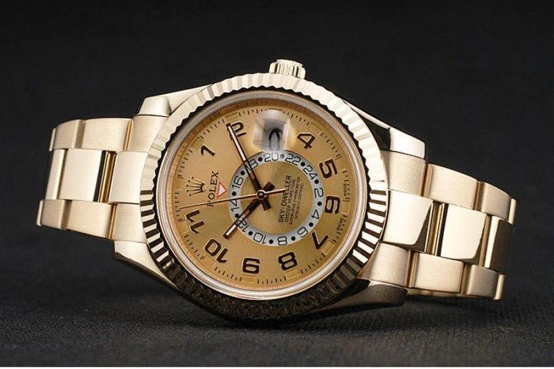 Rolex Sky-Dweller Gold Dial - Replica Watch 80243 41mm - Image 4