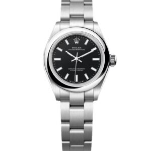 Women’s Rolex Oyster Perpetual -Swiss Watch Black Dial 276200 28mm