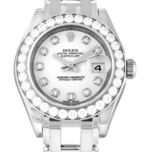 Women’s Rolex Pearlmaster - Swiss Watch White Dial 80299 29mm