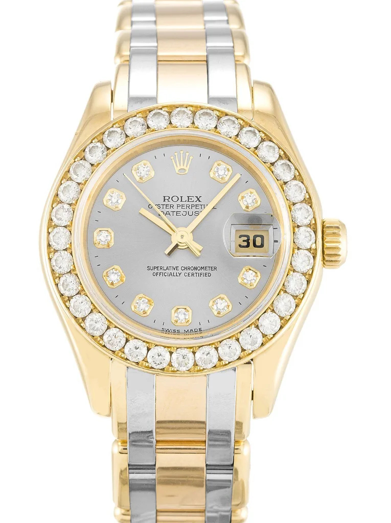 Women’s Rolex Pearlmaster Watch - 29mm Champagne Dial 80298